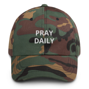 Pray Daily Hat By Stephen Royal