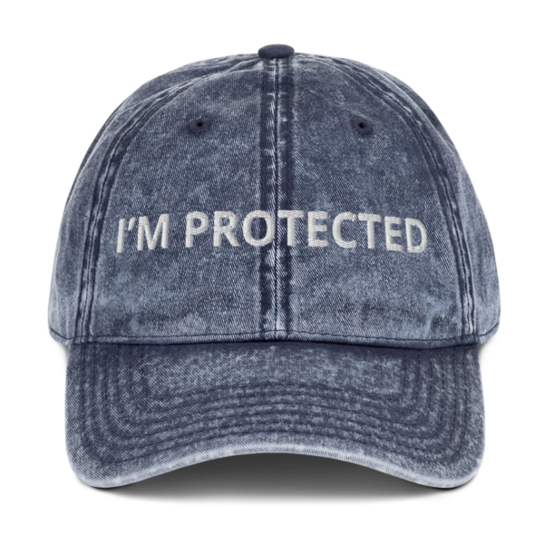 I’m Protected Vintage Cap By Stephen Royal